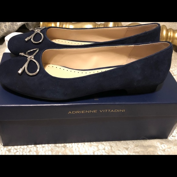 ADRIENNE VITTADINI 8M style Cavallo space blue color kidsuede Neiman Marcus. - Picture 14 of 15